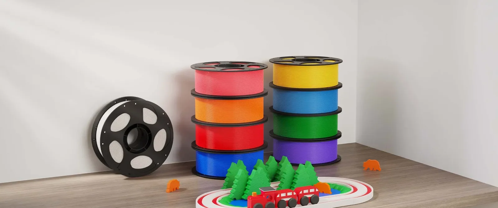 Anycubic PLA Basic: Bobinas bem enroladas, sem embolar
