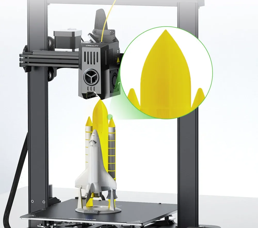 Creality Hyper PETG: Extrusão suave, com menos fiapos