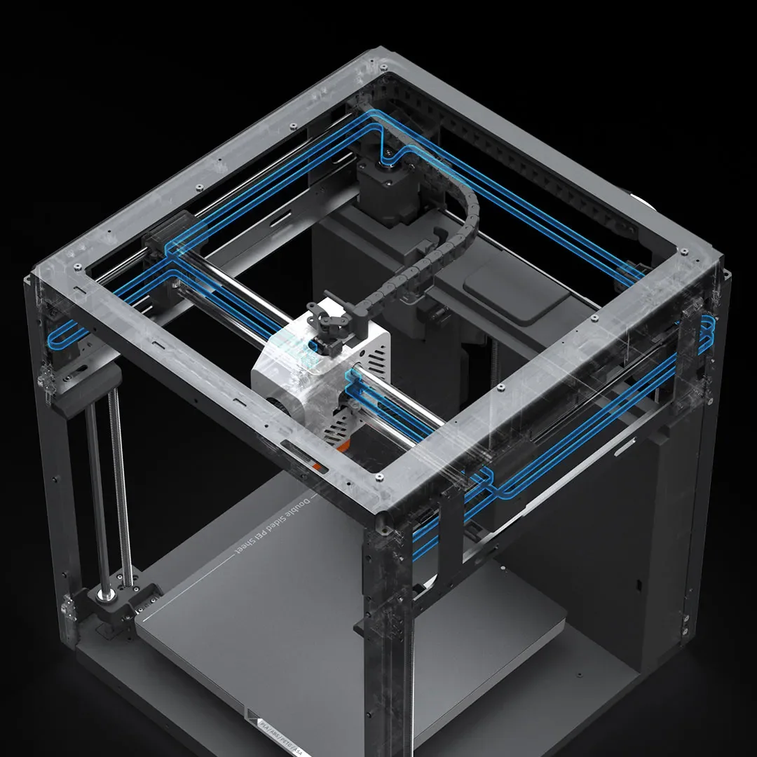Anycubic Kobra S1 ACE 2 Pro Combo: CoreXY fechada que chega a 600 mm/s