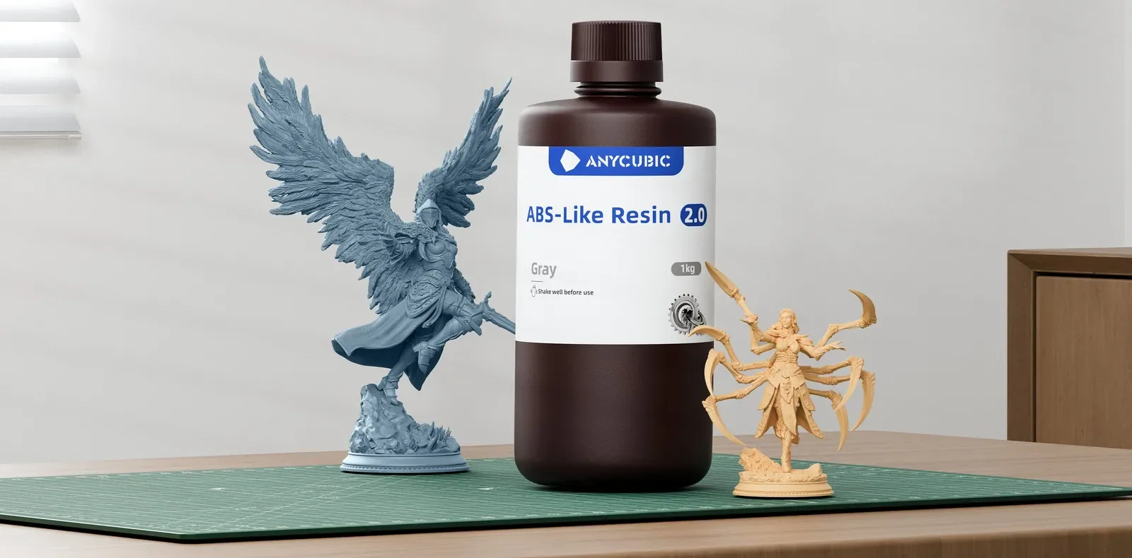 Anycubic Resina ABS-Like 2.0: Segunda geração, mais forte e mais tenaz