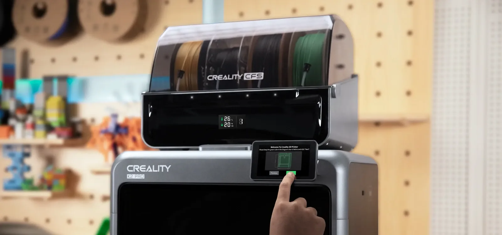 Creality K2 Combo: Sai da caixa pronta para imprimir