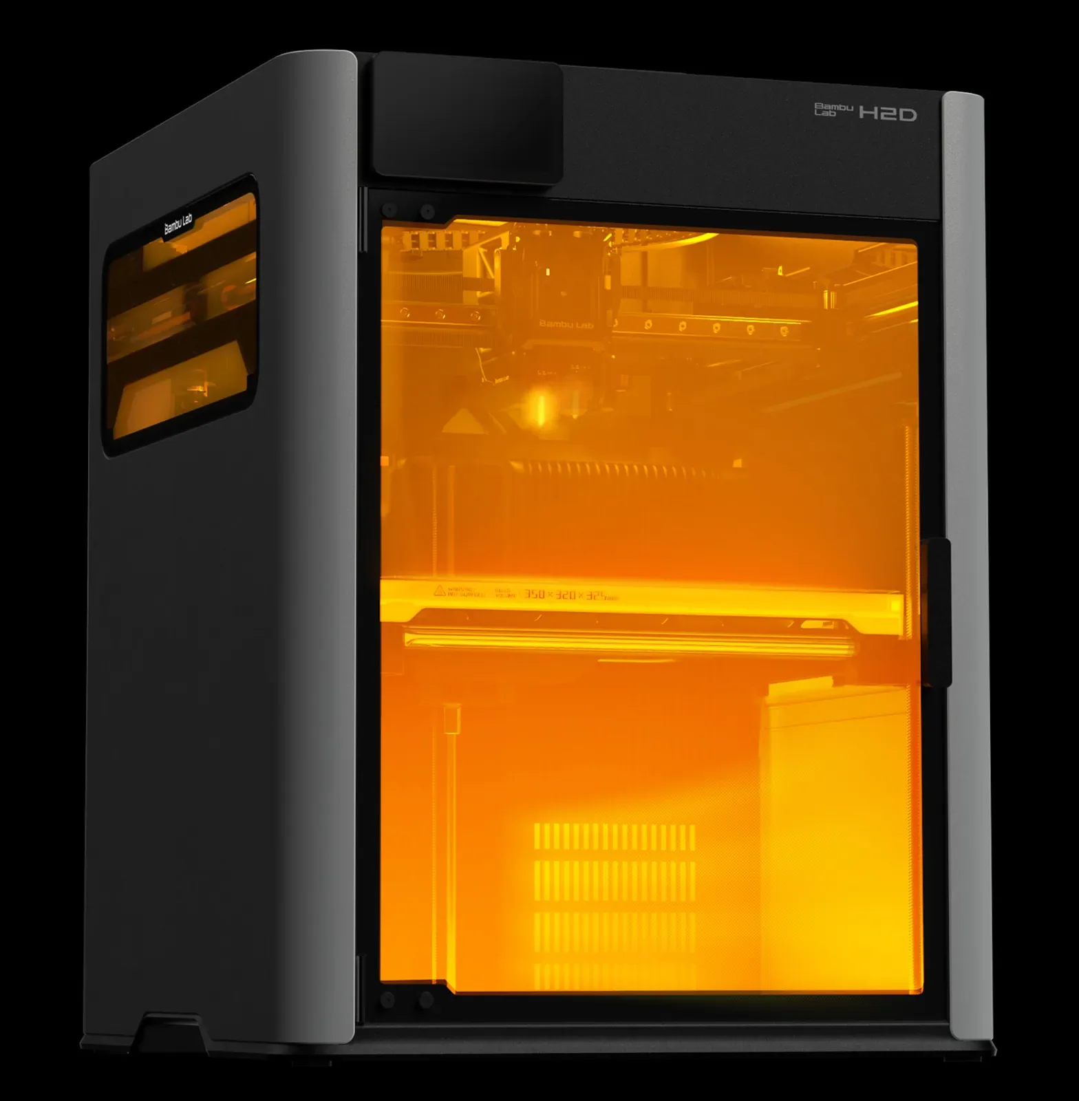 Bambu Lab H2D: Bico a 350 °C e câmara a 65 °C
