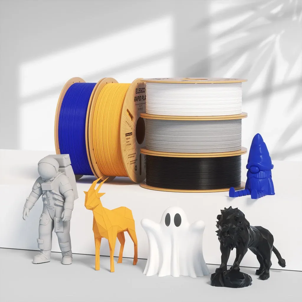 Elegoo Rapid PLA+: Camadas bem unidas em pontes e balanços