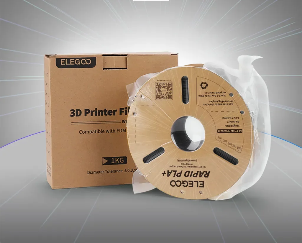 Elegoo Rapid PLA+: Chega seco e selado a vácuo