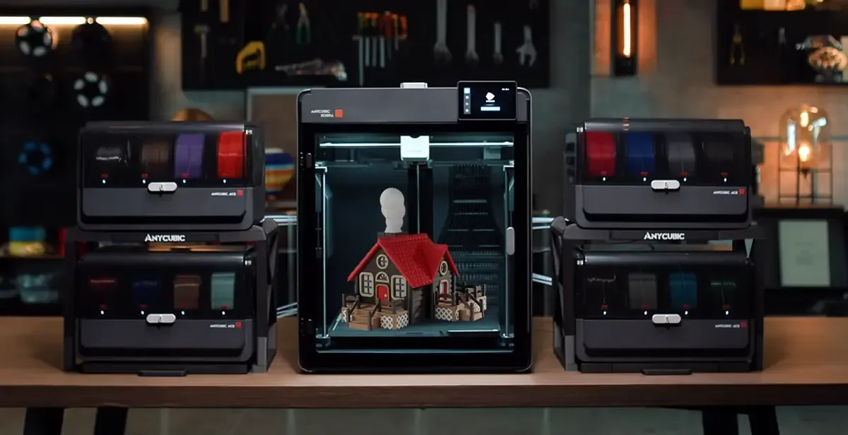 Anycubic Kobra S1 Max Combo: Até 16 cores com quatro ACE 2 Pro