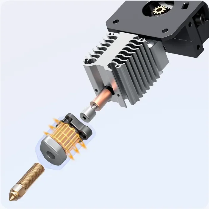 Creality Ender-3 V3 KE: Hotend de 60 W que chega a 300 °C