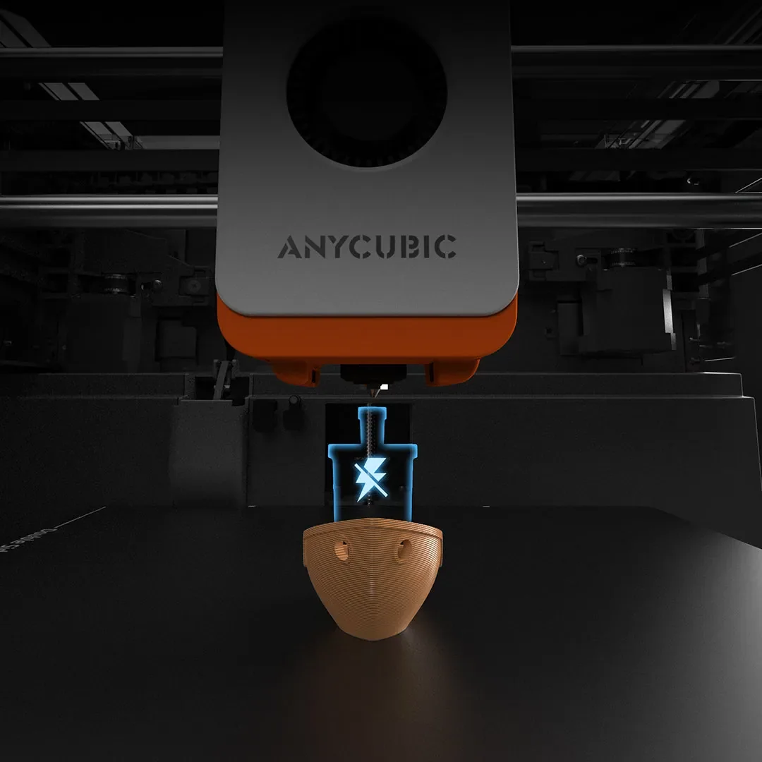 Anycubic Kobra S1 ACE 2 Pro Combo: Hotend de 320 °C para PLA, PETG, ABS e ASA