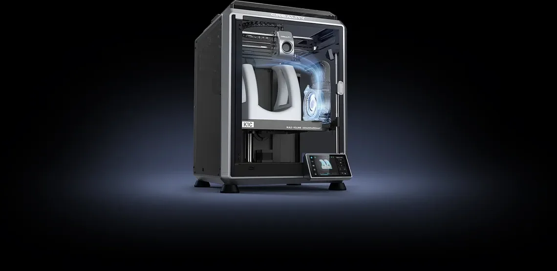 Creality K1C: Três ventoinhas para uma peça mais limpa