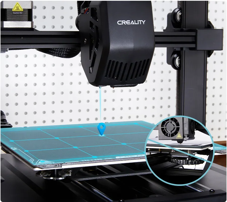 Creality Ender-3 V3 SE: Nivelamento automático, sem parafuso nem papel