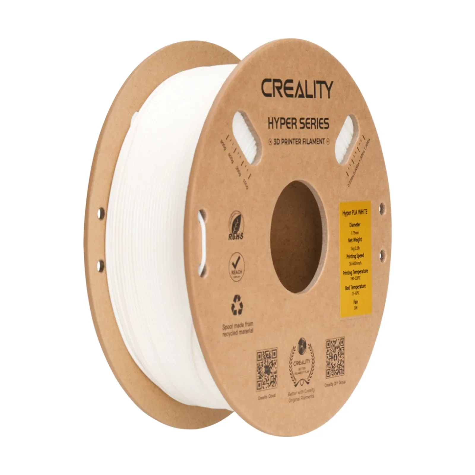 Creality Hyper PLA Branco, foto 1 de 3