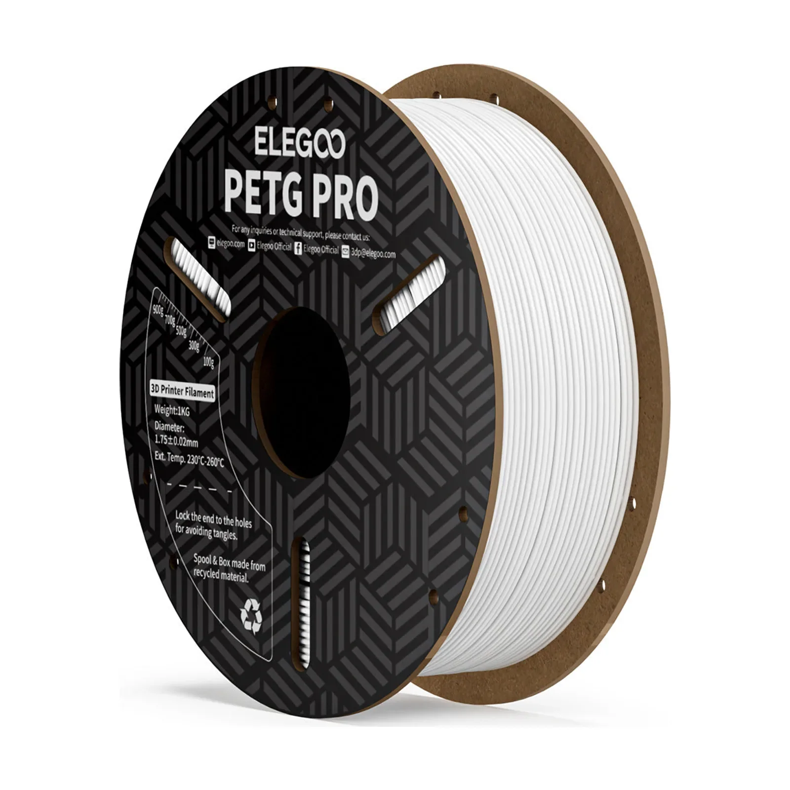 Elegoo PETG Pro Branco, foto 2 de 2
