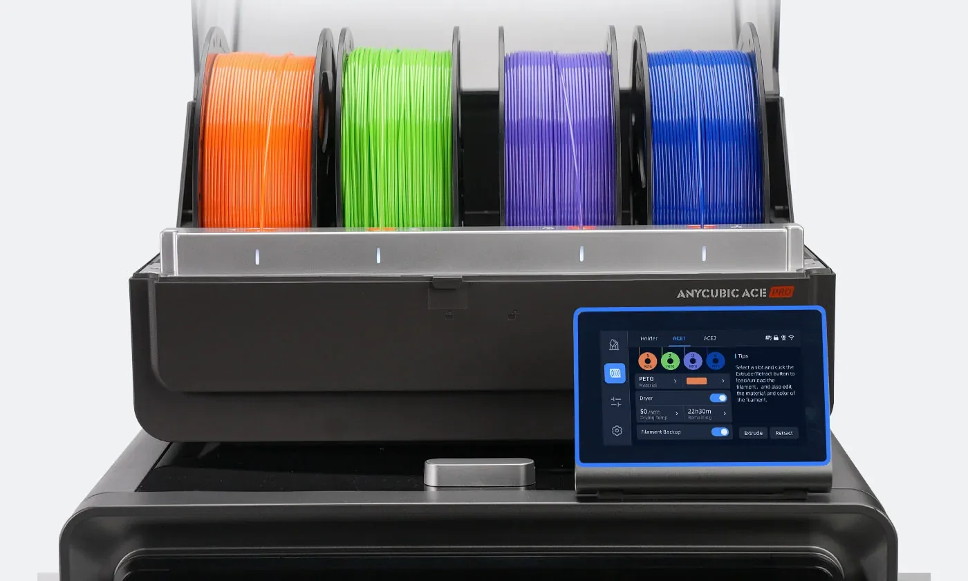 Anycubic PETG: Reconhecido sozinho pelo ACE
