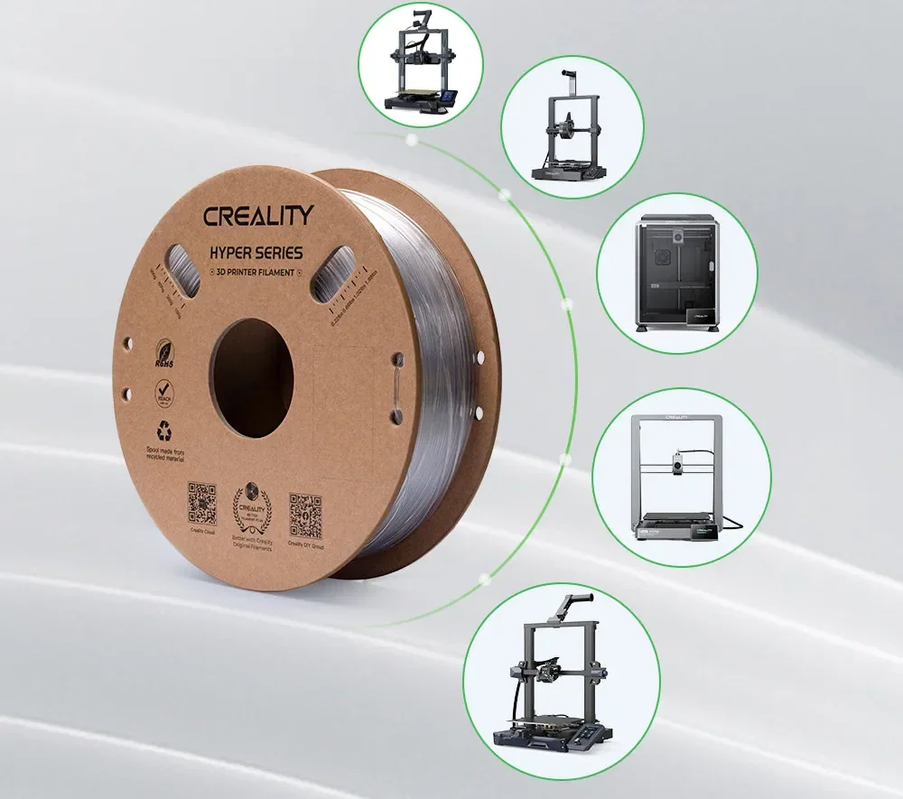 Creality Hyper PETG: Compatível com as impressoras Creality