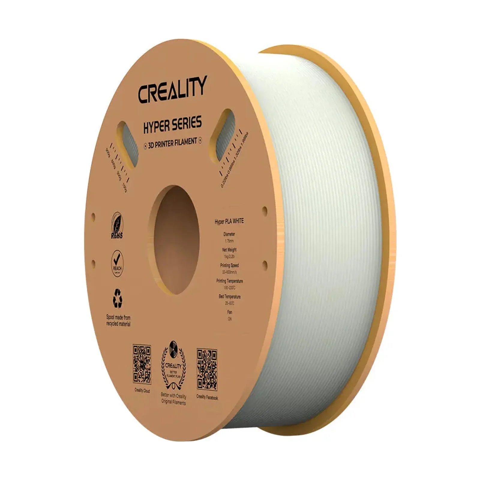 Creality Hyper PLA Branco, foto 2 de 3