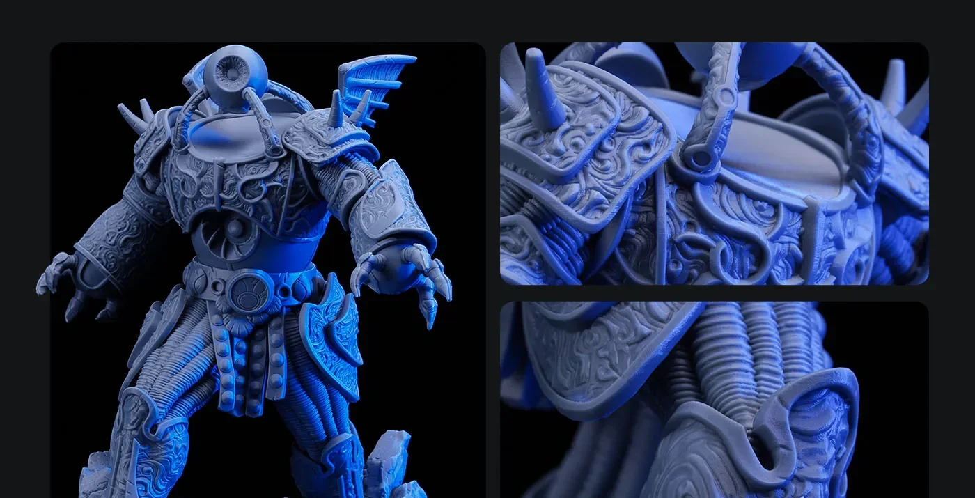 Anycubic Resina Standard: Flui rápido e reproduz detalhes finos